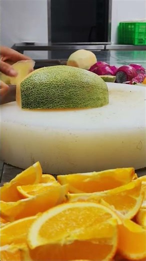 How to Cut Melon with Amazing Knife Skills | Satisfying Fruit Cutting Techniques