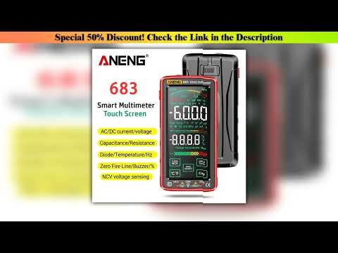 New Arrival ANENG 683 Smart Multimeter High-end Touch 6000 Counts Multimetro Test Rechargeable Mult