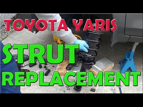TOYOTA YARIS FRONT STRUTS REPLACEMENT