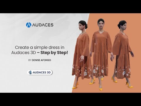 How to create a simple dress in Audaces 3D - Step by step