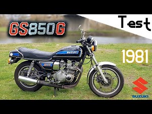 "Test" Une des premières routières à cardan "Suzuki GS850G de 1981"