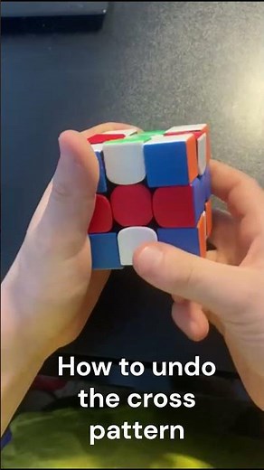 How to do the cross pattern