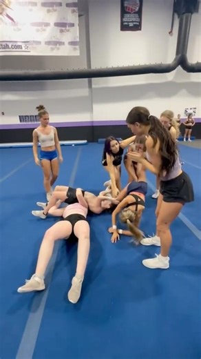 One more fail because this was too good.😂😭😂 #cheer #allstarcheer #cheerleading #fail