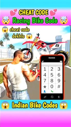 Racing Bike Cheat Code 😱 in indian bike driving 3d game #shortsviral#shorts#indianbikedriving3d