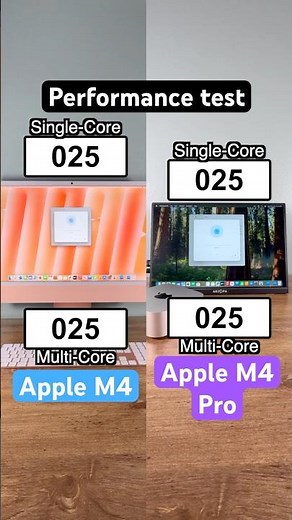 Apple M4 vs M4 Pro performance test!