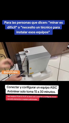 Cómo instalar equipos ASIC Antminer fácilmente