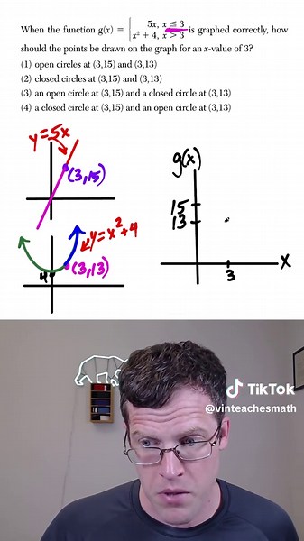 Graphing Piecewise Functions Visually We go into the concept of piecewise functions by connecting each piece back to its original full graph. This makes open and closed circles make much more sense. #math #algebra1 #piecewisefunctions #mathtok #mathteacher #regents #learnontiktok #school #fyp