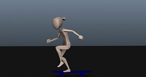 skate board animation