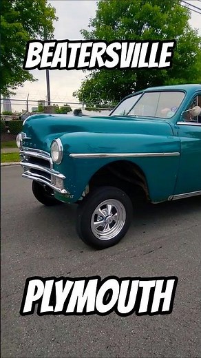 ⛽️ 1950 Plymouth 2 Door Deluxe Club Coupe Straight Axle Gasser | Beatersville 2025 Hot Rod Car Show