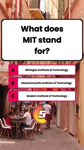Only 1% Know 🤯 | What Does MIT Stand For? 🎓 | MIT Full Form Quiz | GK Quiz | General Knowledge Quiz