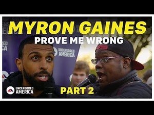 MYRON GAINES Debates Immigration, Feminism, Israel | Penn State University | PART TWO