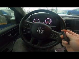 How to Use Panic Button on Key Fob of Dodge RAM 1500 II ( 2019 - now )
