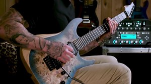 Guitarist Tim Stewart (Lady Gaga, Thebandknives) stopped by to check out the new Schecter Guitars Reapers, featuring poplar burl tops, Schecter Diamond Decimator humbuckers and sleek satin finishes like Sky Burst and Infernoburst. Watch the full demo: https://cur.lt/2tmqOzA | Guitar Center