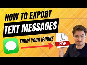 How to Export Text Messages from your iPhone (2025)