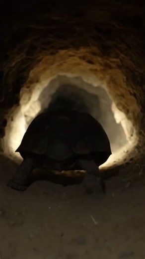 Coloqué una pequeña cámara en una tortuga de tierra 🐢🏜️