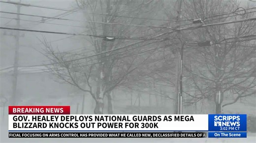 Blizzard brings heavy snow and hurricane-force winds to the East Coast