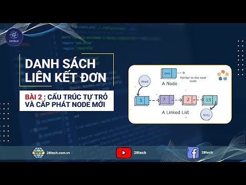 [DSLK Bài 2]. Cấu Trúc Tự Trỏ | Cấp Phát Động Node Trong Danh Sách Liên Kết Đơn.