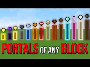 portal with any block are possible ▶️ Minecraft