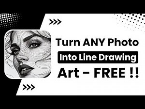 How to Turn Any Photo into Line Drawing Art with AI