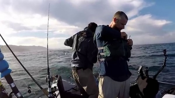 Hooking giant fish all day long!