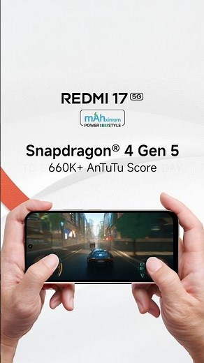 660K+ Reasons For A Smoother Day | Snapdragon® 4 Gen 5 on #REDMI17 5G | Launching 3rd September.