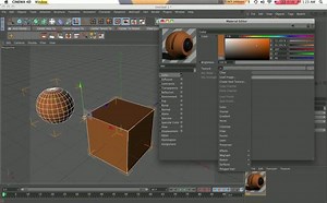 Cinema 4d quick tutorial: Beginning materials 2 (texture drop-down basics)