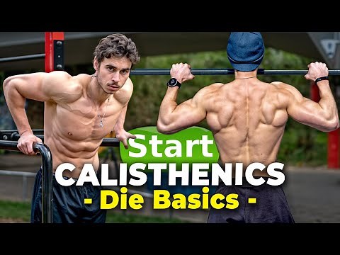 CALISTHENICS FÜR ANFÄNGER - Die wichtigsten Übungen für den Start ausführlich erklärt!