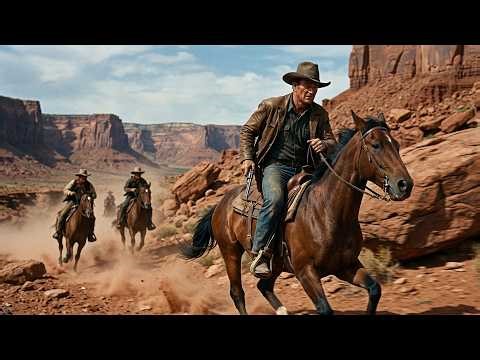John Wayne | Classic Western Movie | A Lone Cowboy Hunted Across The Desert 🎬 Full Movie 4K