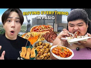 BUYING EVERY STREETFOOD IN PASIG (Bridgetowne Central Park)
