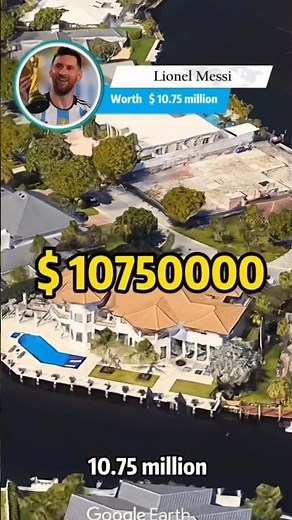 Inside Lionel Messi's Lavish Mansion | Exclusive House Tour Short #celebrity #house #soccer