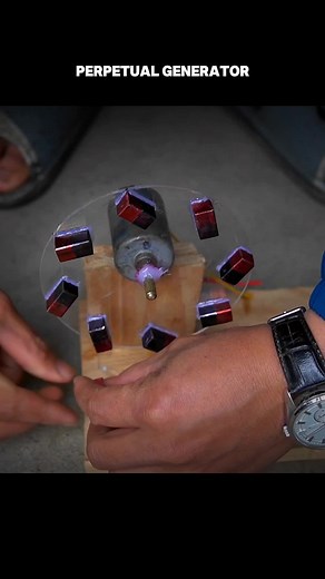 Perpetual Motion Generator: Endless Energy from Repulsion Force