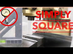How to square vertical mill head without a dial indicator. Tramming.