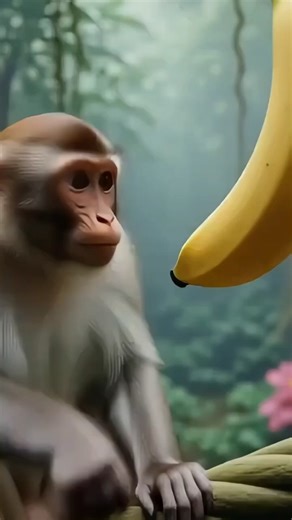Monkey’s Funniest Banana Fail 🤣 — #FunnyMonkey #BananaFail #CartoonShorts