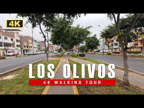 【4K】Walking Through LOS OLIVOS 🇵🇪 | Real Streets of Lima in 4K [Ultra HD/60fps]