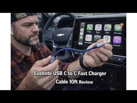 🔌 Eusbote USB C to C Fast Charger Cable 10ft Review – Worth It Before You Buy? 🔌