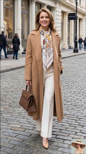 Sophisticated Elegance: Styling Cashmere Coats with Silk Scarves