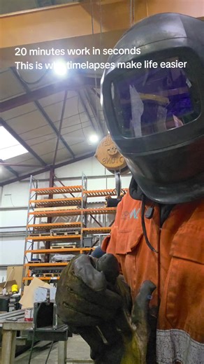 Timelapse of Welding Work: Fast-Tracked Creation Process