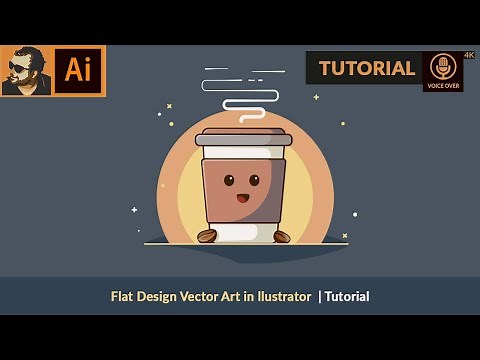 How to Draw a Cute Vector Art in Adobe Illustrator | Tutorial