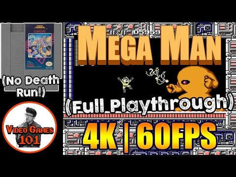 Mega Man 1 | No Death Playthrough | 4K 60FPS | Video Games 101
