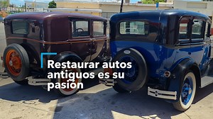 Leonardo López Valencia es un fanático de los automóviles antiguos, los cuales compra, restaura y revende. Actualmente es el orgulloso dueño de dos autos Ford, modelos 1929 y 1930, y un Graham-Paige 1928, pero por su garage han pasado 16 autos más. #Hermosillo #AutosAntiguos #RestauracióndeAutos | EL IMPARCIAL