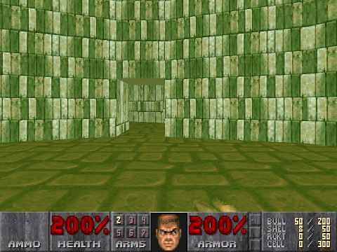 Doom II level 10, Refueling Base: Keys, Secrets, exit