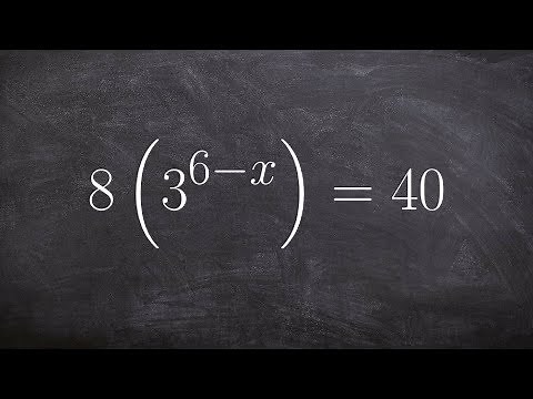 Using inverse properties to solve an exponential equation