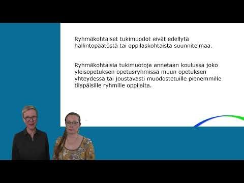 Ryhmäkohtaiset tukimuodot
