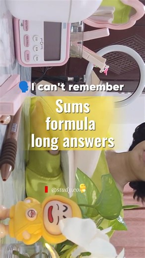 ​@study.core on Instagram: "💡 How to Remember Sums, Formulas & Long Answers Easily 1️⃣ “Don’t just read — write.” ✍🏻 Your brain remembers what your hands do, not what your eyes see. 📍Write every formula 3–5 times while saying it aloud — e.g., “Area of circle = πr²” (say + write + repeat). 2️⃣ “Use the FBR Technique (Formula–Break–Relate).” Formula: Write it clearly. Break: Understand what each symbol means. Relate: Connect it to real life (e.g., “Speed = Distance/Time → like car speedometers”