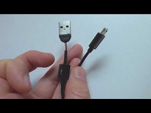 USB charge cables have only 2 wires, USB data cables have 4 (Positive/Negative)