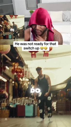 He was not ready for that switch up 😭🤣 #ericreprid #rap