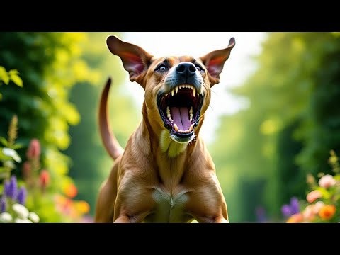 🐕💥 Great Dane Angry Barking 😠🔊 | Real Aggressive Dog Sound Video for Pets to React