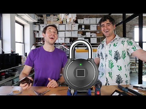 Fingerprint padlock teardown!