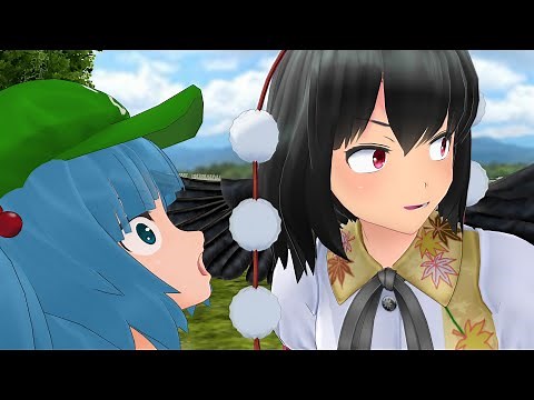 Nitori's dangerous part-time job (touhou MMD)