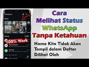 Cara Melihat Status WA Tanpa Diketahui Pemiliknya Terbaru